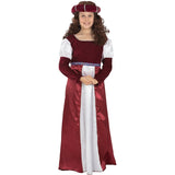 Disfraz de Princesa Medieval Jimena para niña Bis