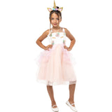 Disfraz de Iris Princesa Unicornio para niña Bis 2