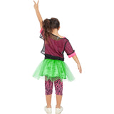 Disfraz de Rockera para niña Espalda