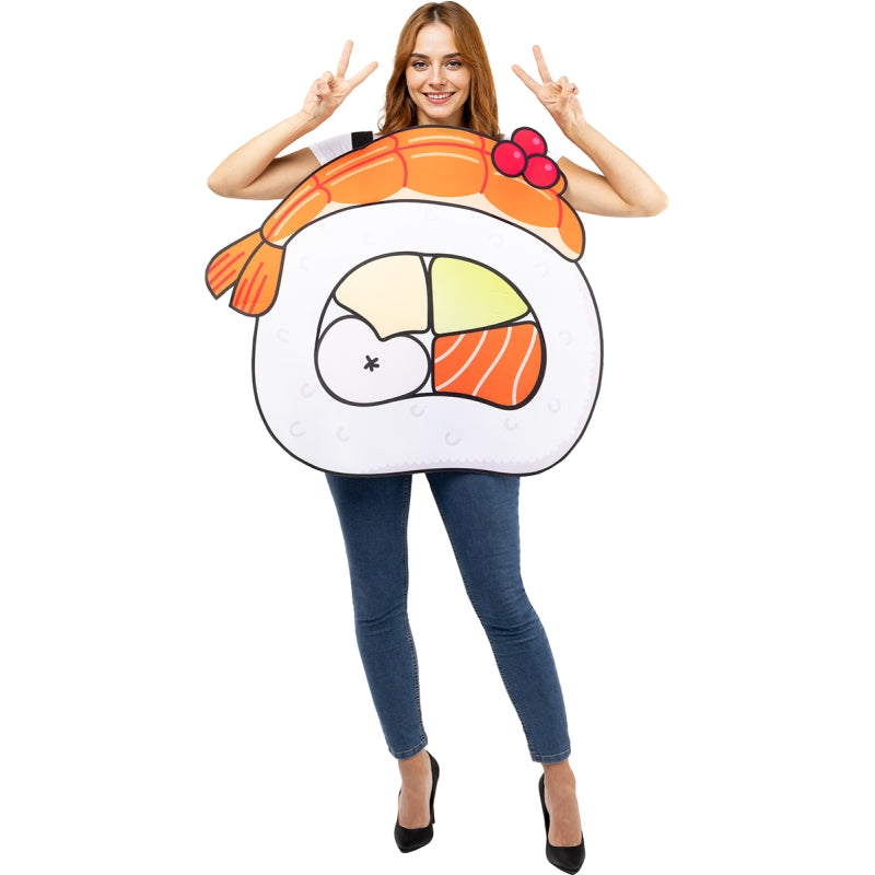 Disfraz de Sushi con Gamba adulto unisex