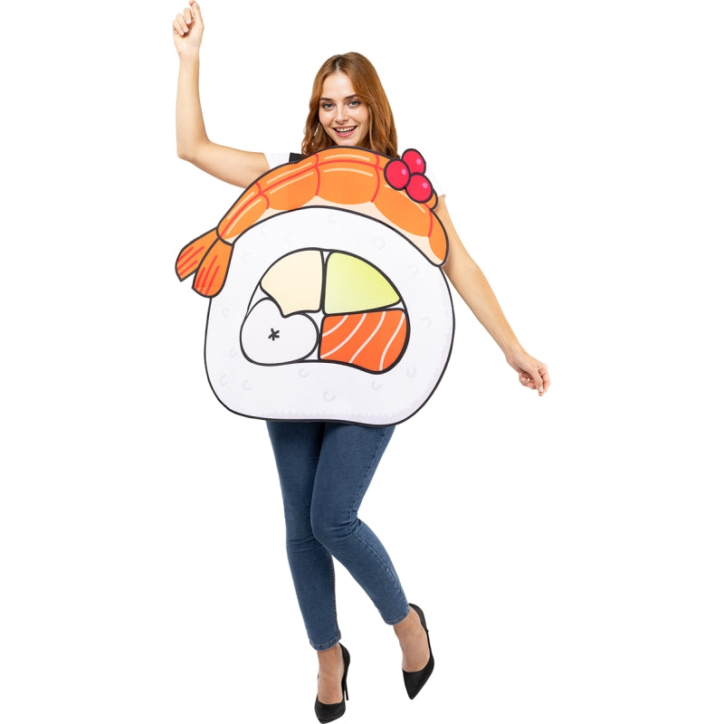 Disfraz de Sushi con Gamba adulto unisex Bis