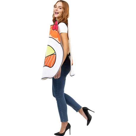 Disfraz de Sushi con Gamba adulto unisex Perfil