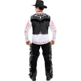 Disfraz de Vaquero Rodeo Arizona adulto unisex Espalda