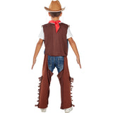 Disfraz de Cowboy para niño Espalda