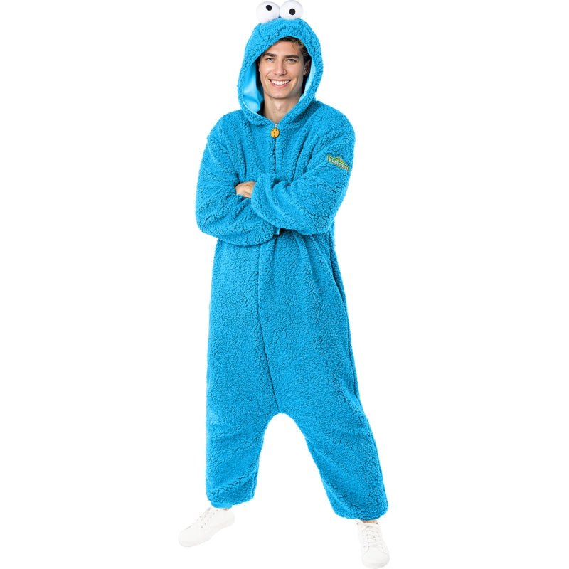 Disfraz de Monstruo de las Galletas de Barrio Sésamo adulto unisex Bis