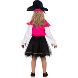 Disfraz de Pirata Rosa con Tul para niña Espalda