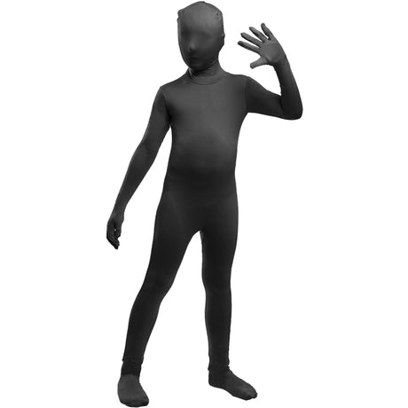 Disfraz de Segunda Piel Negro infantil