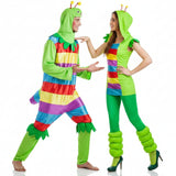 Pareja Gusanitos Multicolor