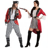 Pareja Piratas Barba Negra