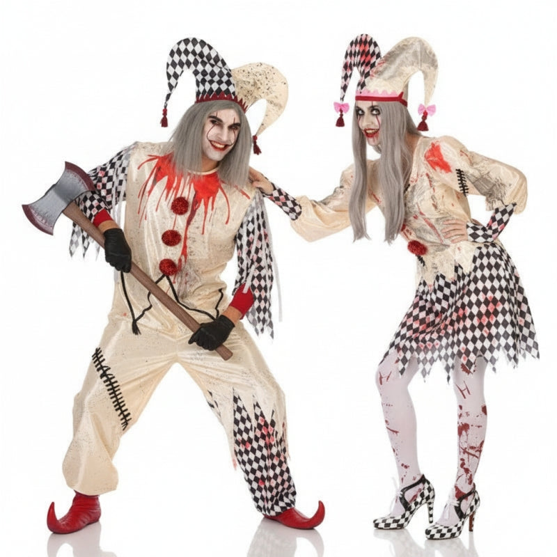 Pareja Arlequines Sangrientos