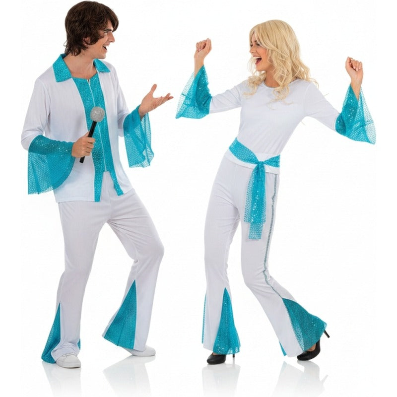 Pareja de Abba Disco Dancer