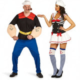 Pareja Marineros Popeye