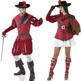 Pareja Mosqueteros Elegantes