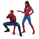 Pareja Superhéroes Araña adulto