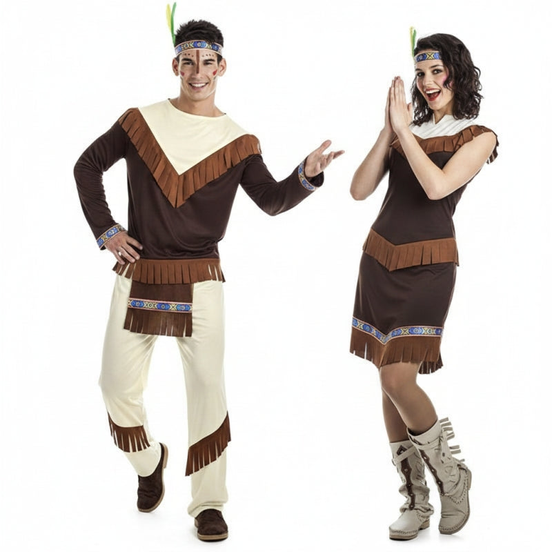 Pareja Indios Marrones