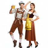 Pareja Bávaros Alemanes Oktoberfest