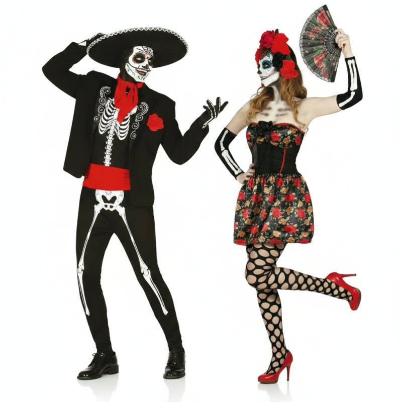Pareja Esqueletos Mexicanos