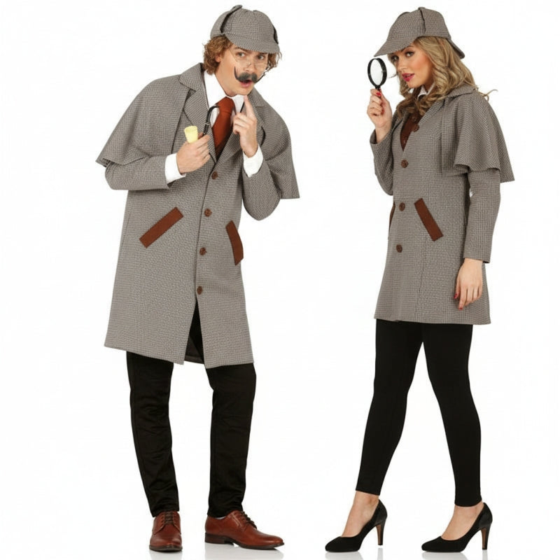 Pareja Detectives Sherlock Holmes