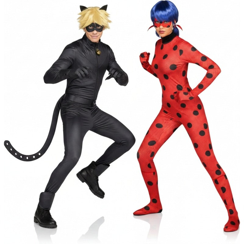 Pareja Ladybug y Cat Noir