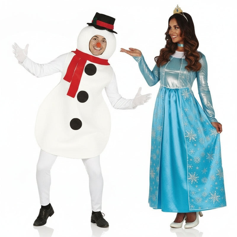 Pareja Olaf y Elsa Frozen
