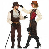 Pareja Steampunk Victorianos