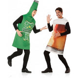 Pareja Botellín y Vaso Cerveza
