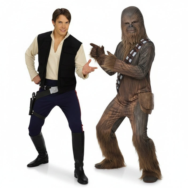 Pareja Chewbacca y Han Solo