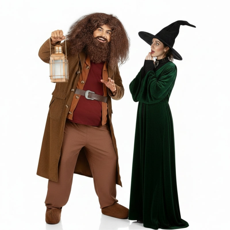 Pareja de Hagrid y McGonagall de Hogwarts