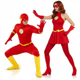 Pareja de Superhéroes Flash