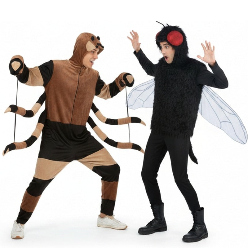 Pareja de Araña y Mosca