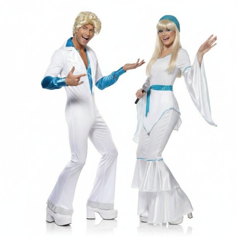 Pareja Música Disco Abba