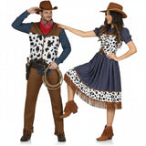 Pareja de Vaqueros Viejo Oeste