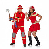 Pareja de Bomberos rojos