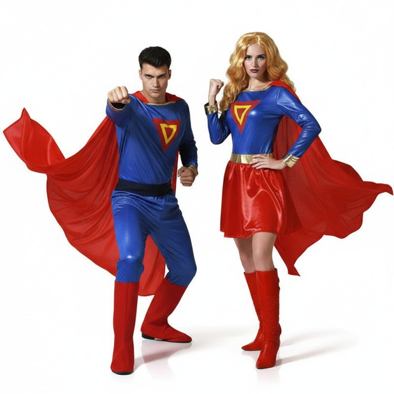 Pareja de Superhéroes de Cómic