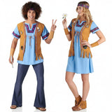 Pareja de Hippies Jeans