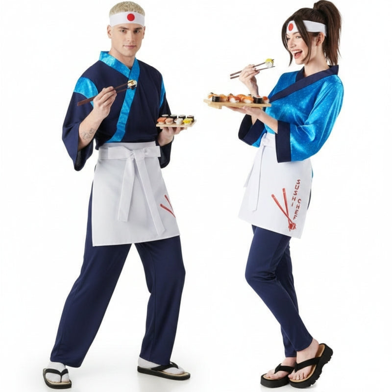 Pareja de Cocineros Japoneses
