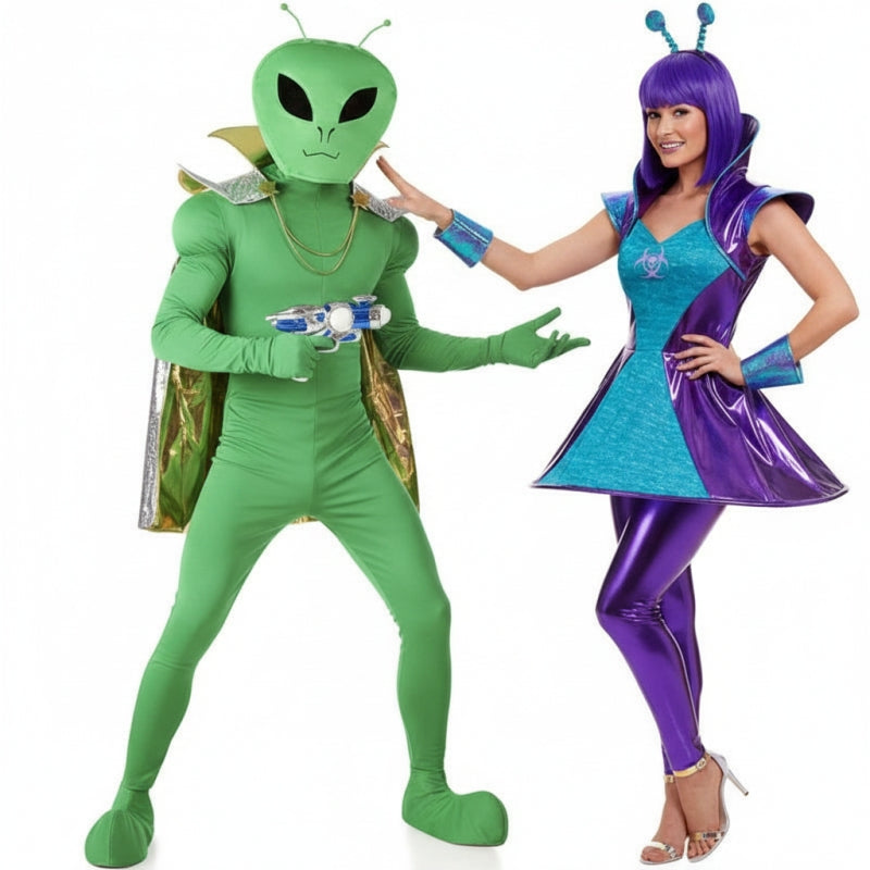 Pareja de Alienígenas Espaciales