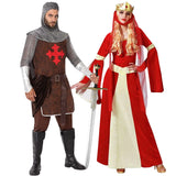 Kostýmy pro páry Rytíř a Středověká princezna