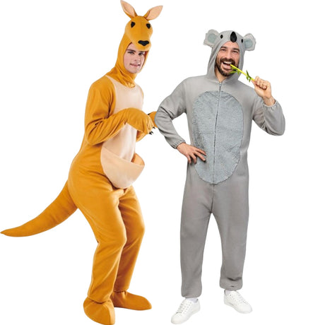 Canguro y Koala Australianos para disfrazarte en pareja