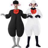 Pareja de Ovejas Black and White