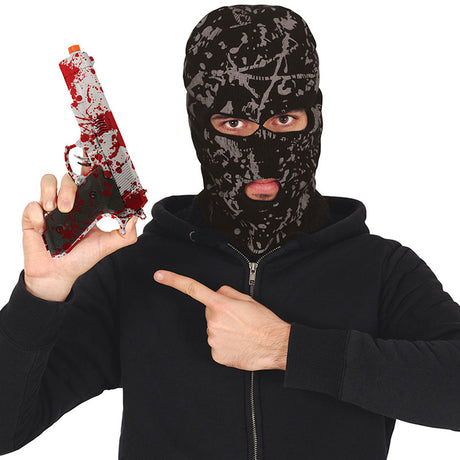 Pistola con sangre