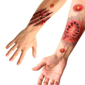 Tatuaje adhesivos heridas mordisco