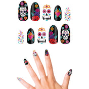 Uñas Catrina Día de los Muertos