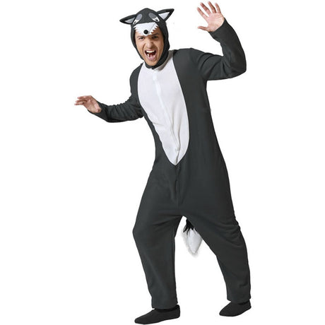 Disfraz de Lobo gris para hombre
