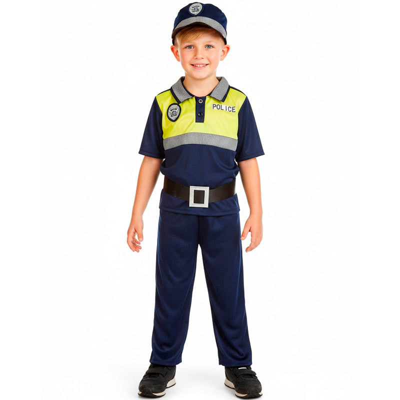 Disfraz de Policía Local para niño Bis