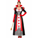 Disfraz de Reina Corazones Deluxe para mujer Bis