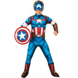 Disfraz de Superhéroe Capitán América deluxe para niño
