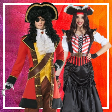 Disfraces Piratas, bucaneros y corsarios para parejas