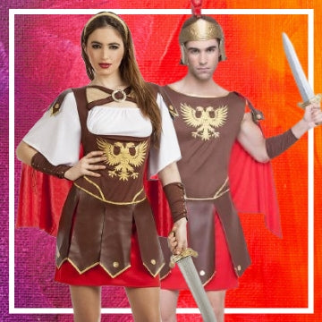 Disfraces de Romanos y griegos para parejas