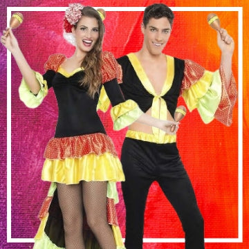 Disfraces de Caribeños y Rumberos para parejas